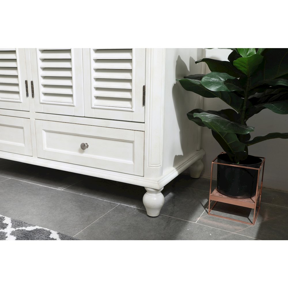 48 inch Single Bathroom Vanity in Antique White