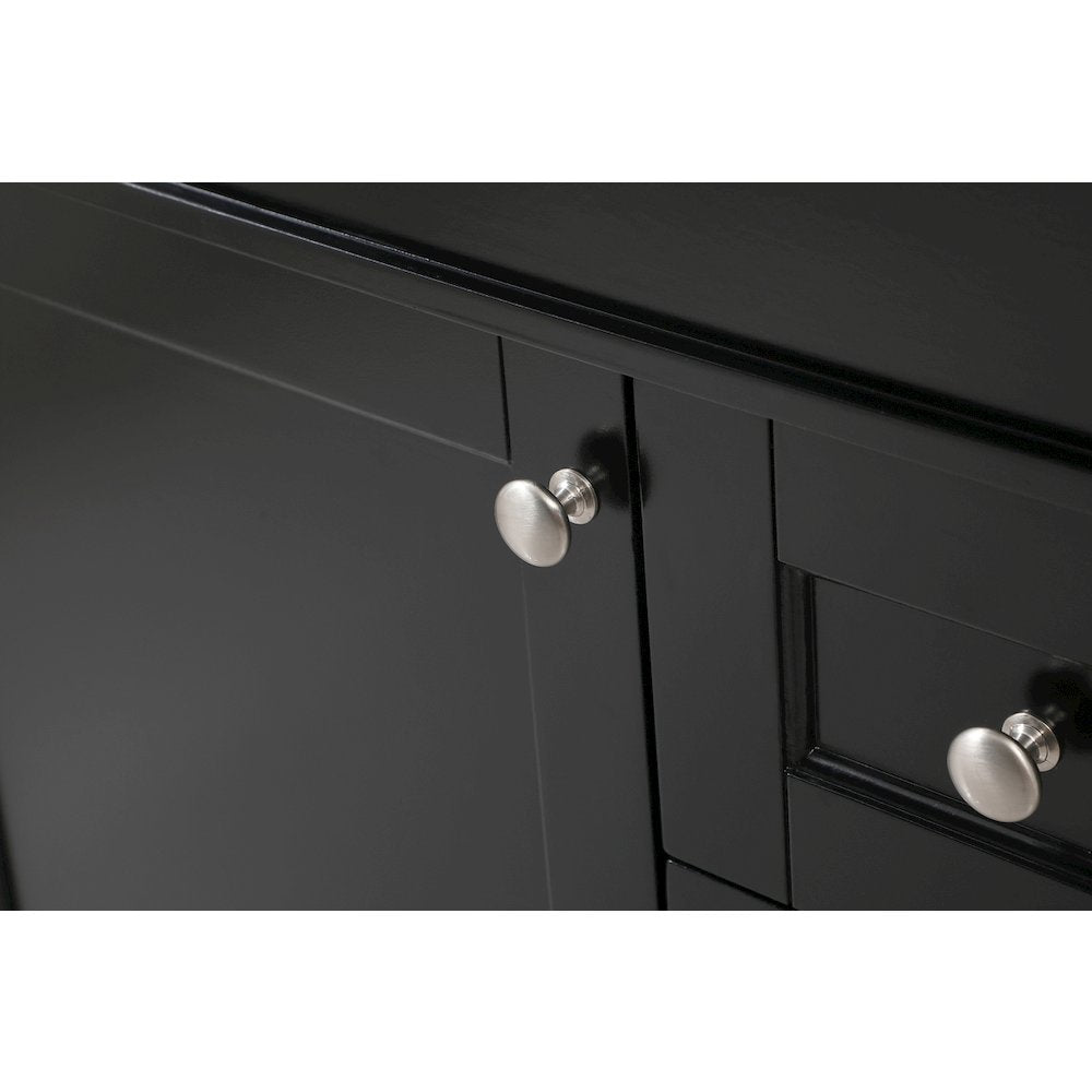 32 inch Single bathroom vanity in black