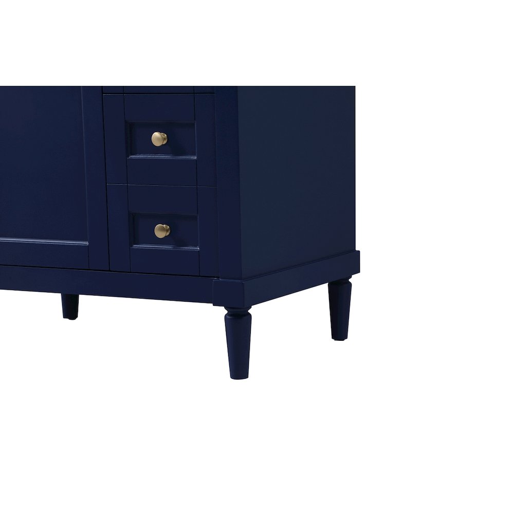 32 inch Single bathroom vanity in blue