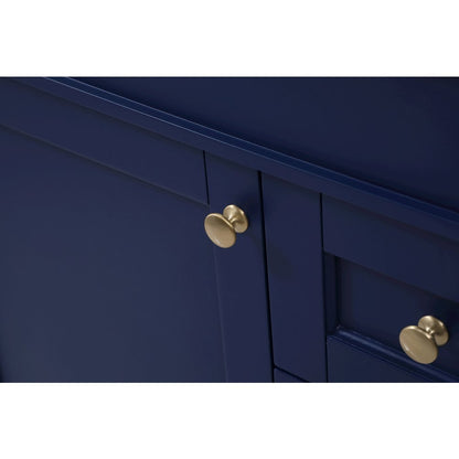 32 inch Single bathroom vanity in blue