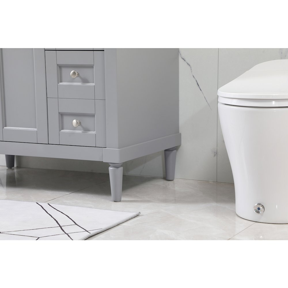 36 inch Single bathroom vanity in grey