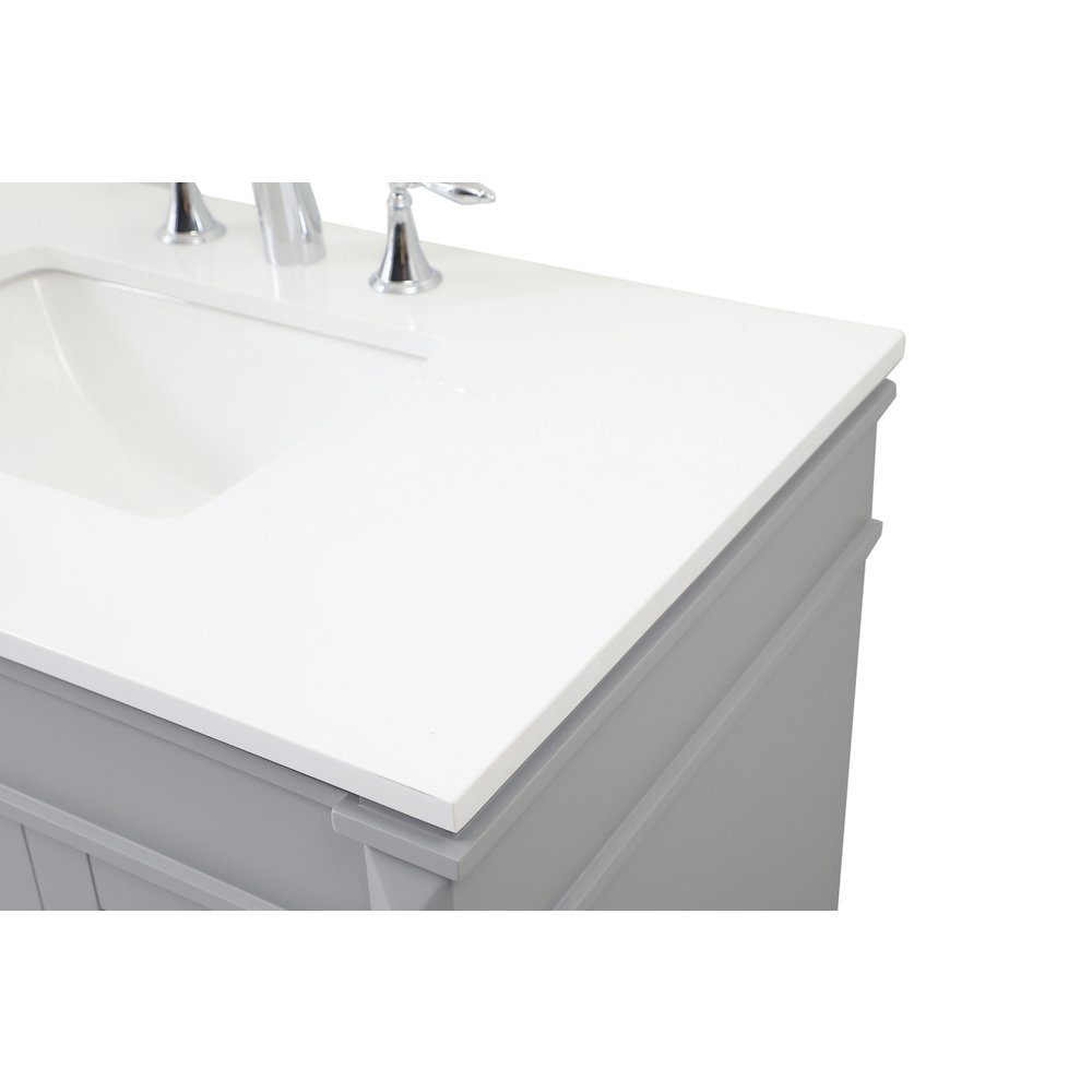 36 inch Single bathroom vanity in grey