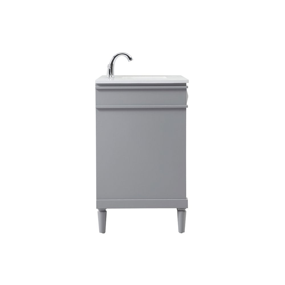 36 inch Single bathroom vanity in grey