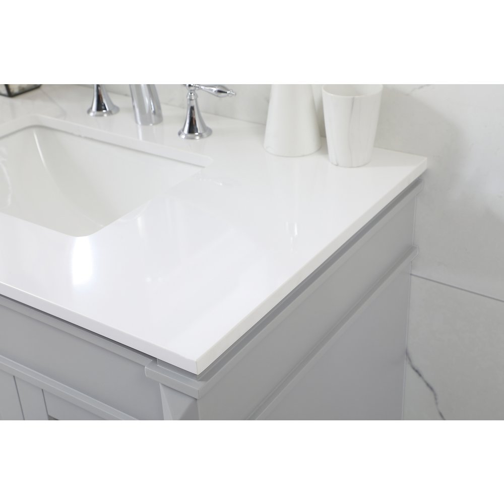 36 inch Single bathroom vanity in grey