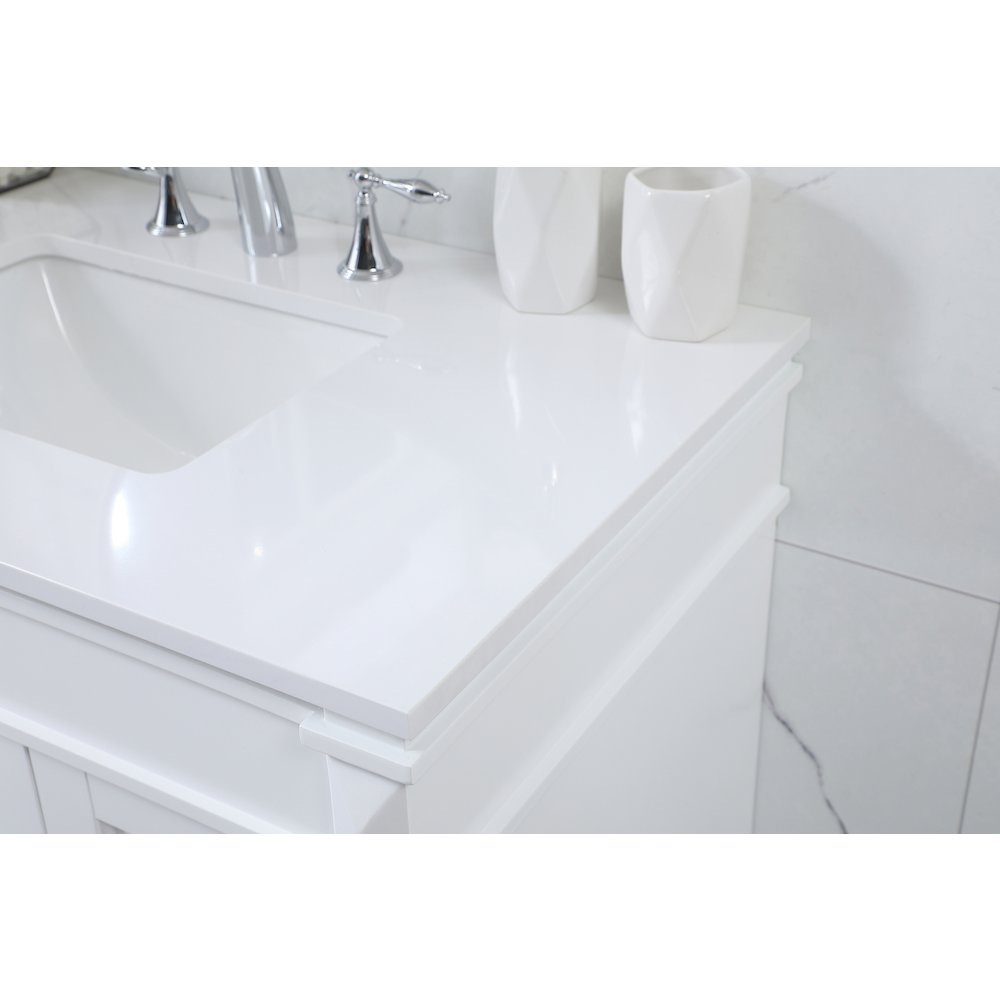 36 inch Single bathroom vanity in white