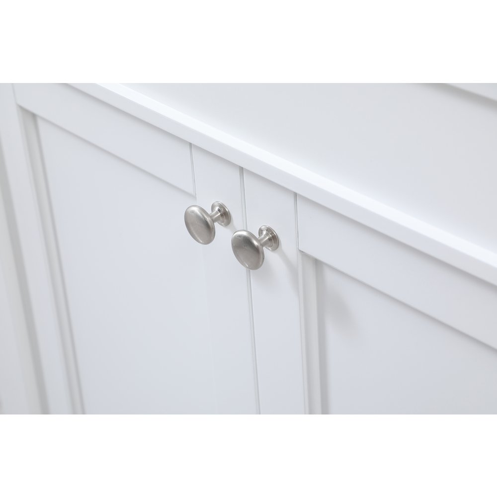 42 inch Single bathroom vanity in white