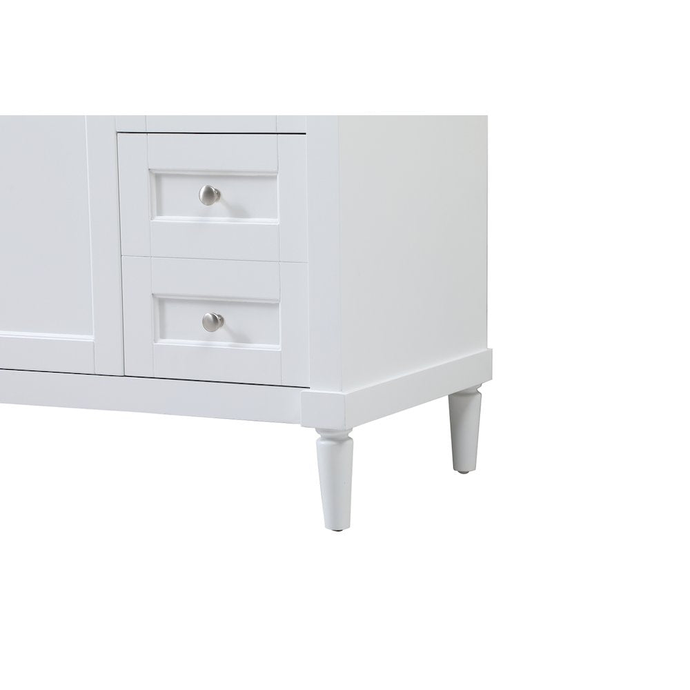 42 inch Single bathroom vanity in white