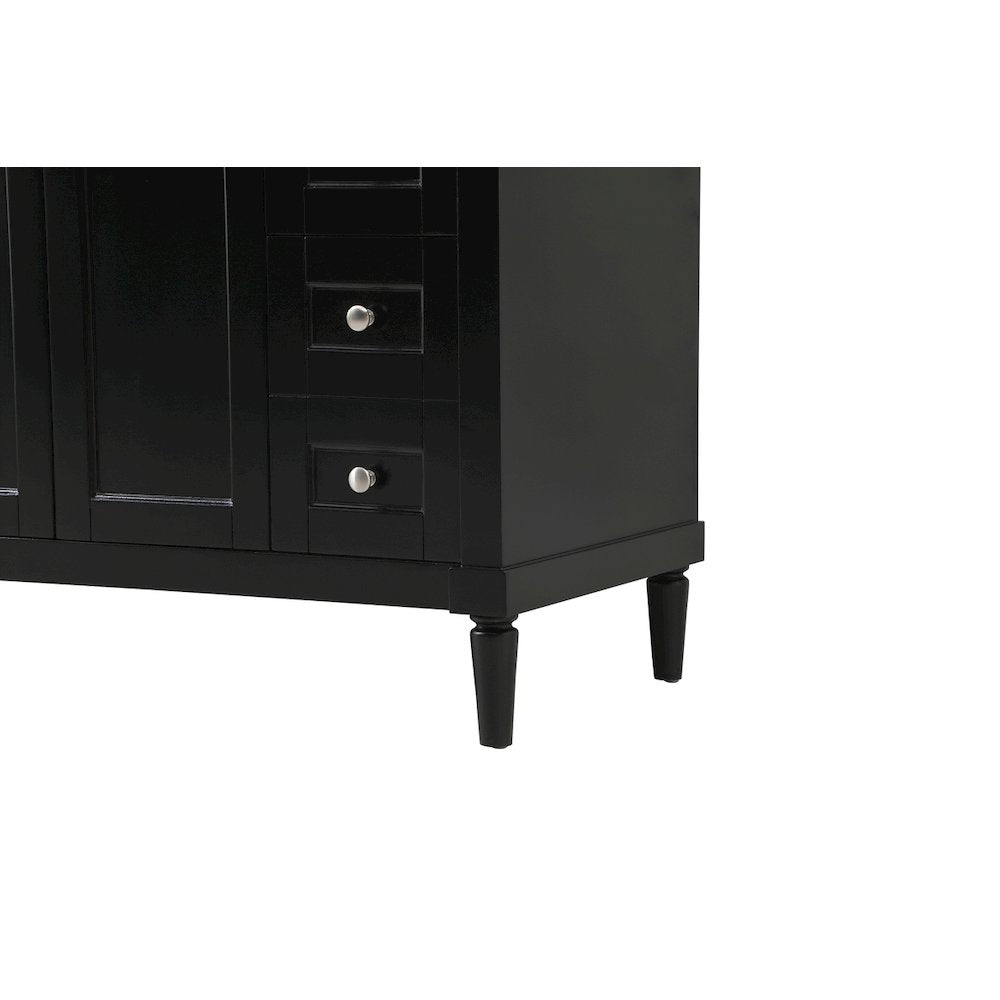 48 inch Single bathroom vanity in black