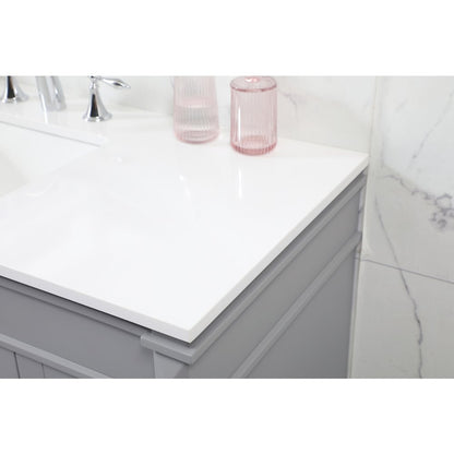 48 inch Single bathroom vanity in grey