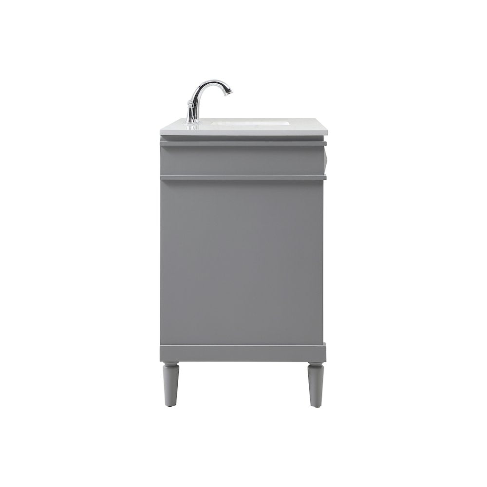 48 inch Single bathroom vanity in grey