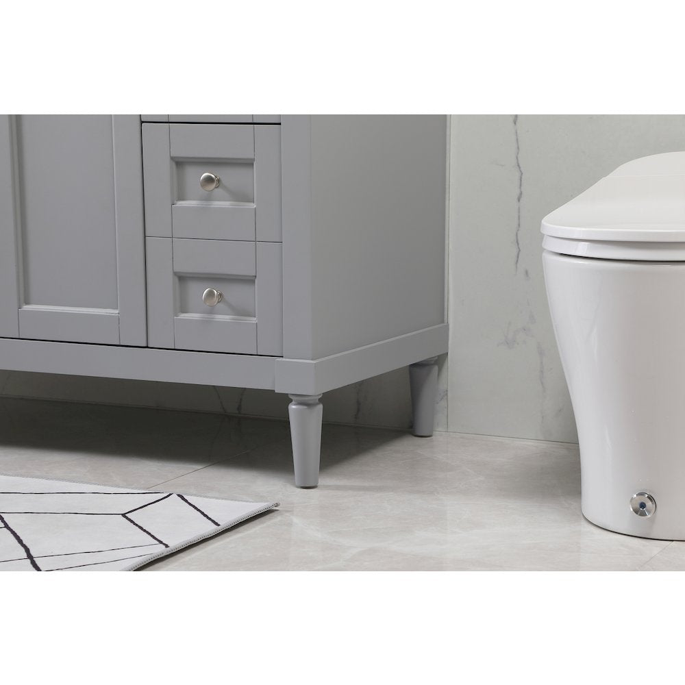 48 inch Single bathroom vanity in grey