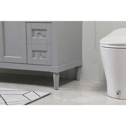 48 inch Single bathroom vanity in grey