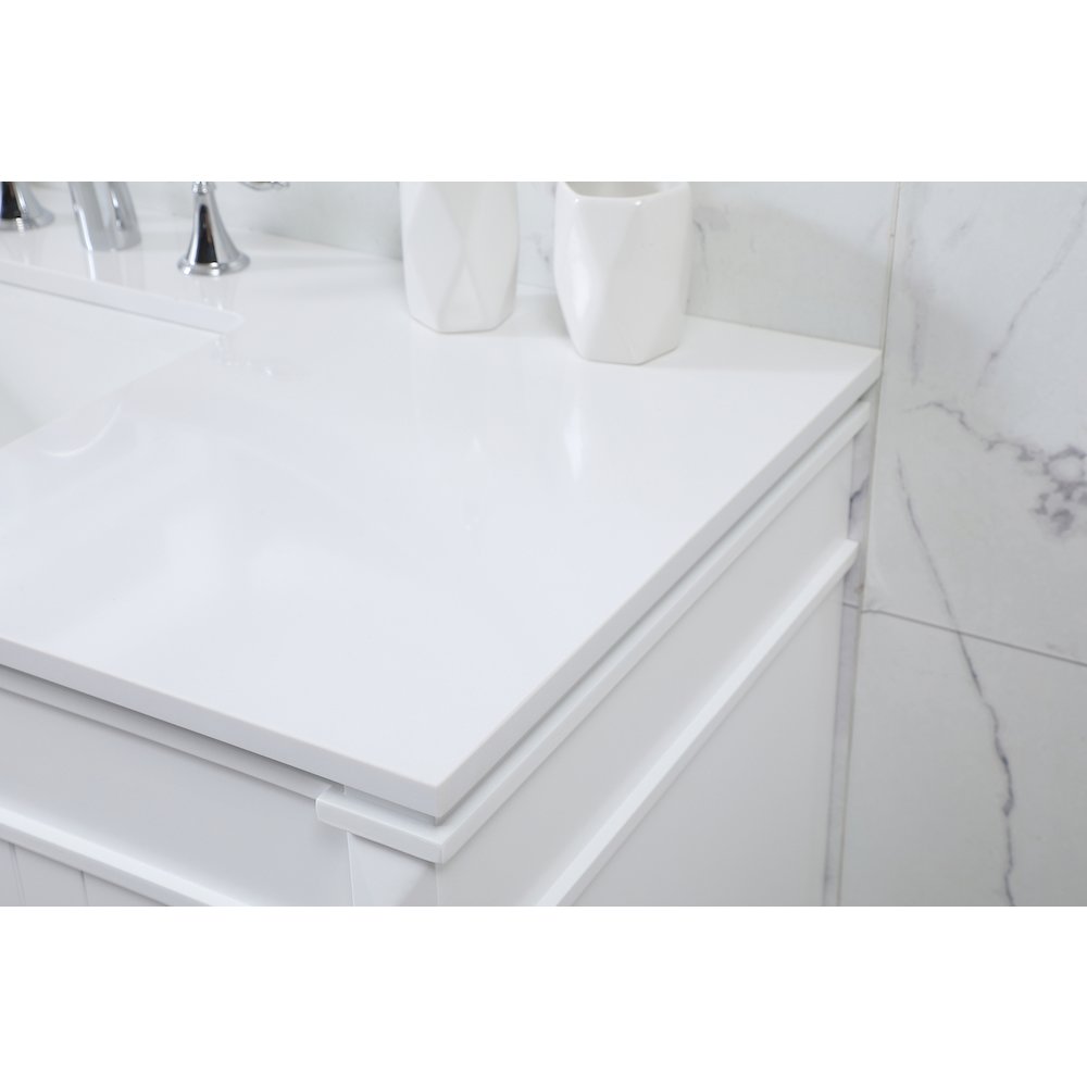 48 inch Single bathroom vanity in white