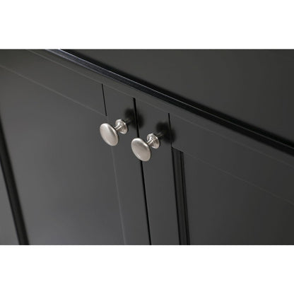 60 inch Single bathroom vanity in black