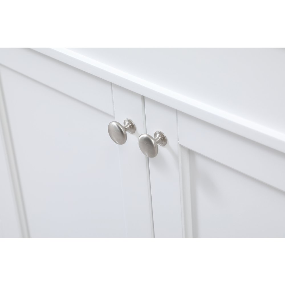 60 inch Single bathroom vanity in white