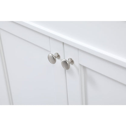 60 inch Single bathroom vanity in white