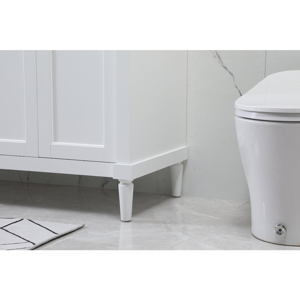 72 inch double bathroom vanity in white