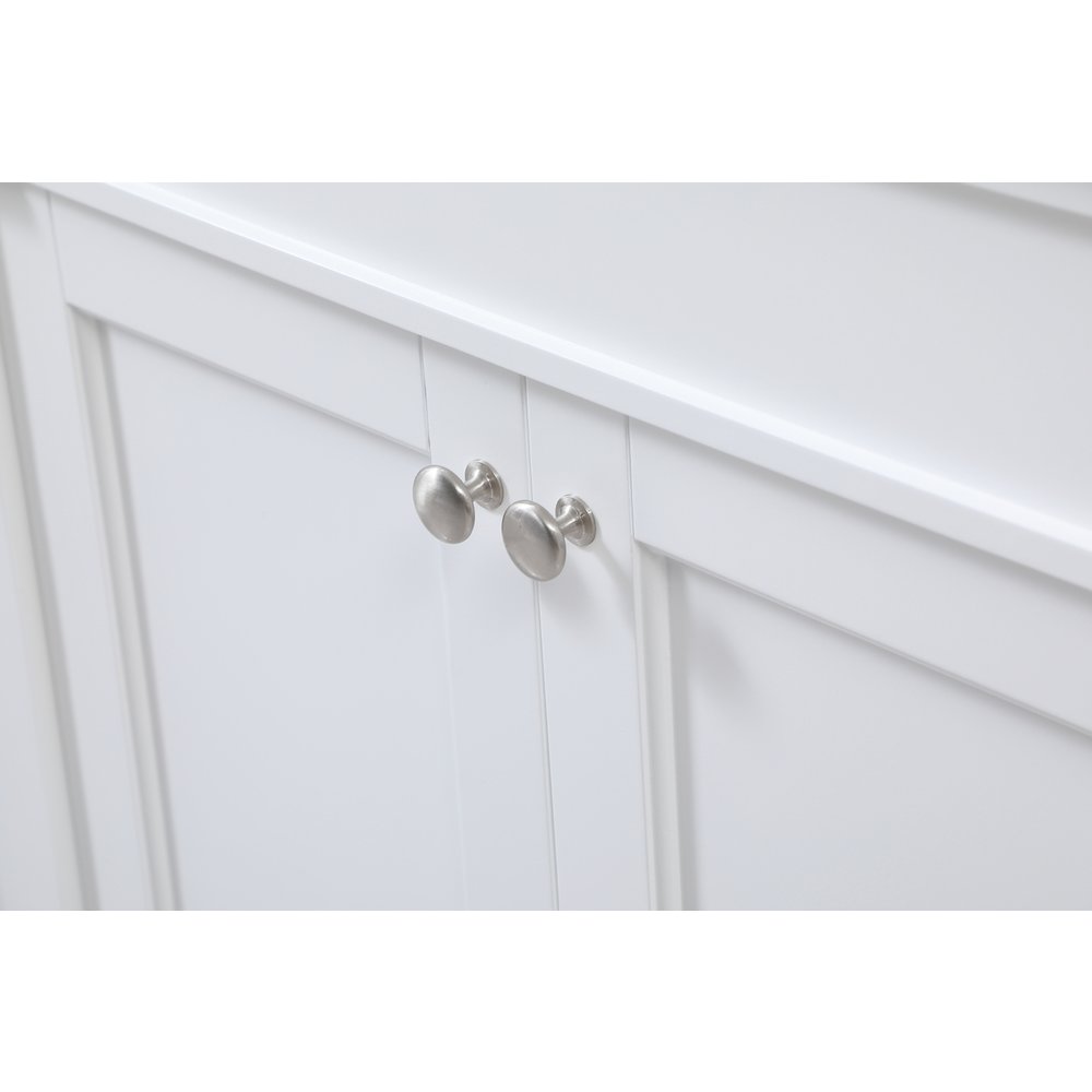 72 inch double bathroom vanity in white