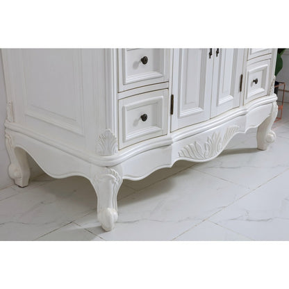 42 inch Single Bathroom vanity in antique white