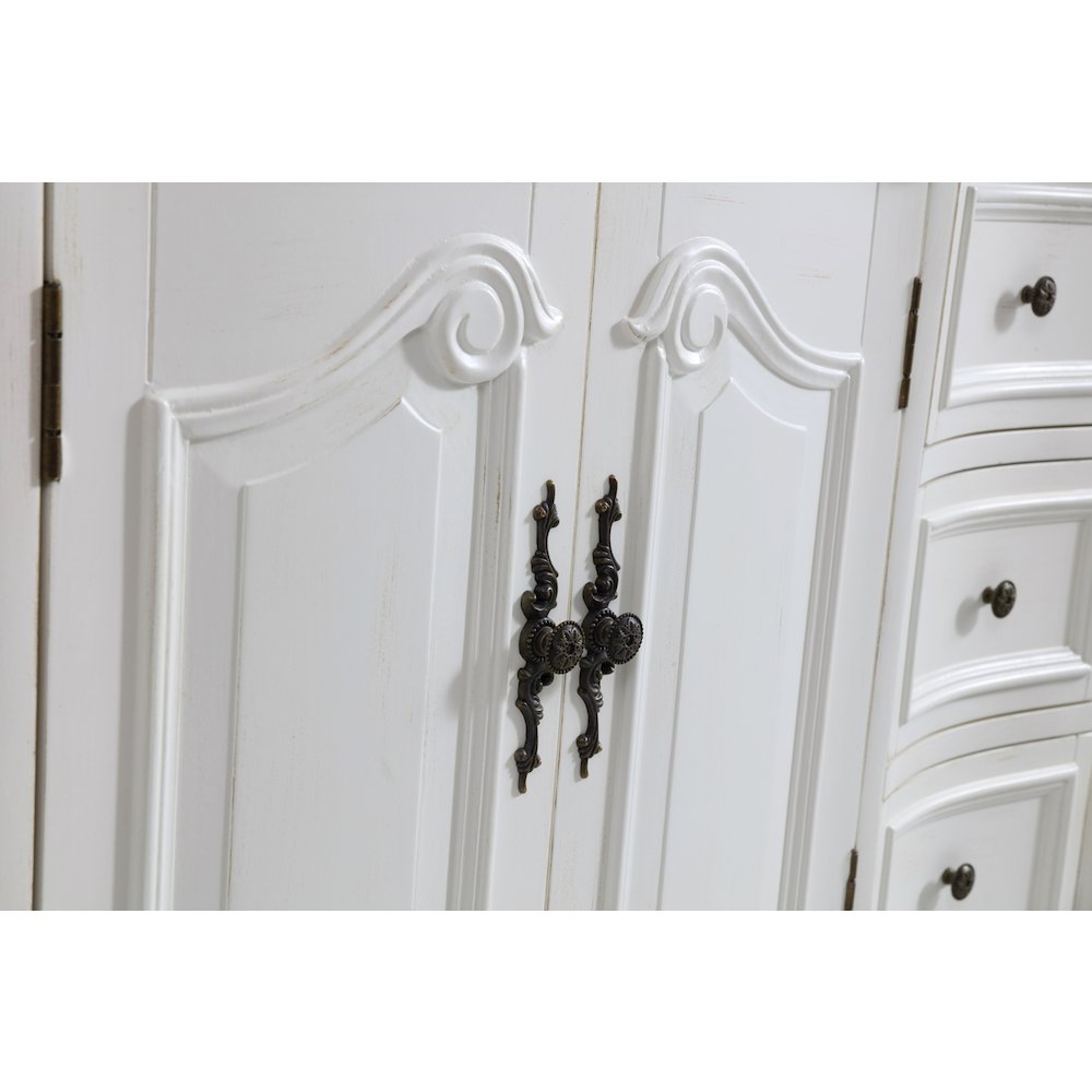 48 inch Single Bathroom vanity in antique white