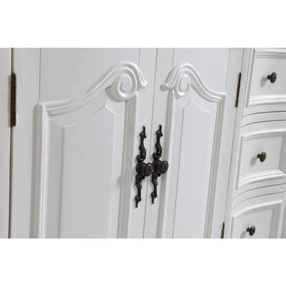 48 inch Single Bathroom vanity in antique white