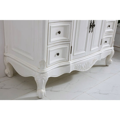 48 inch Single Bathroom vanity in antique white