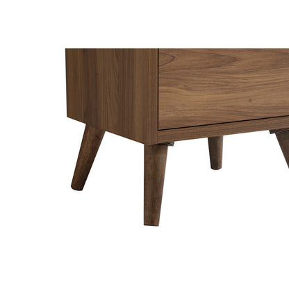 18 inch bathroom vanity in walnut brown