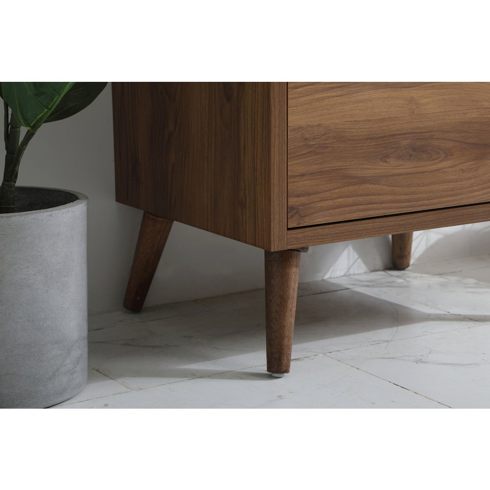 24 inch bathroom vanity in walnut brown