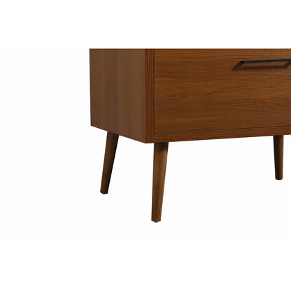 36 inch Single bathroom vanity in teak