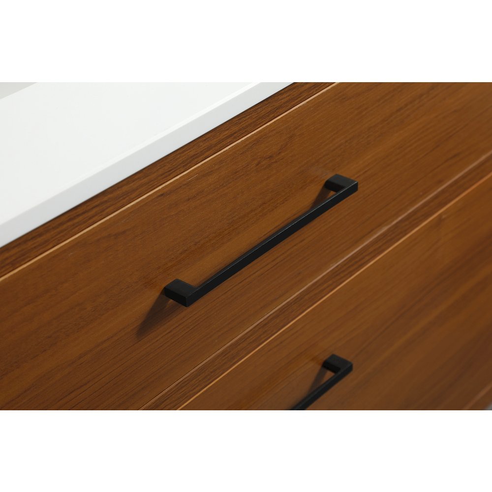 36 inch Single bathroom vanity in teak