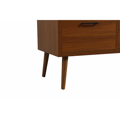 42 inch Single bathroom vanity in teak