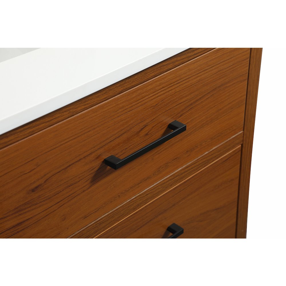 42 inch Single bathroom vanity in teak