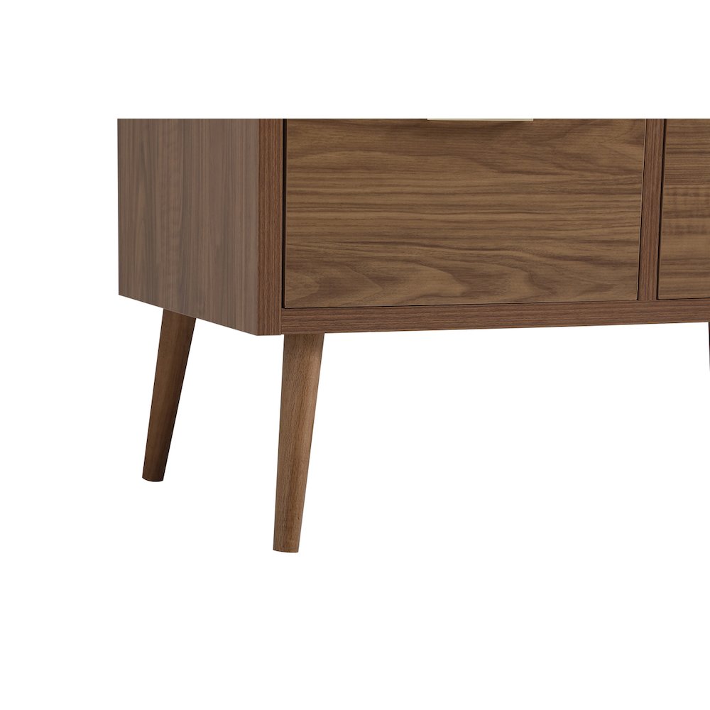 42 inch bathroom vanity in Walnut Brown