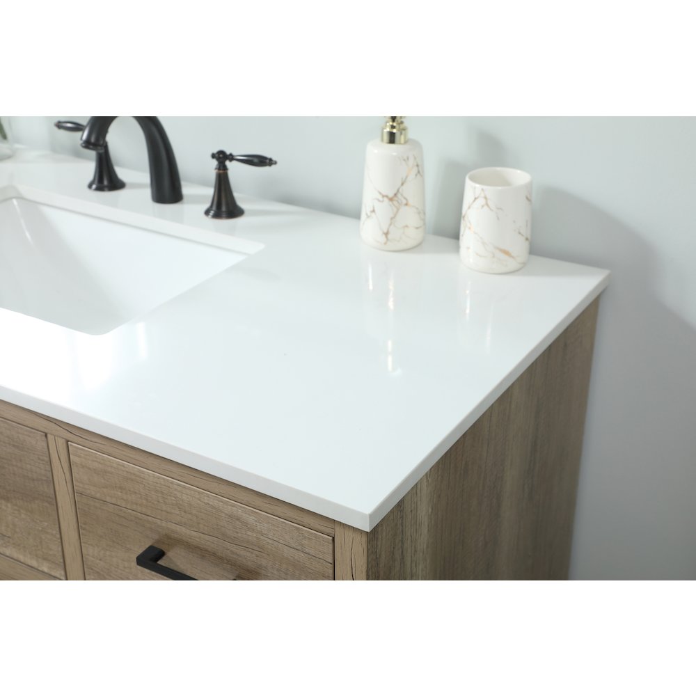 48 inch Single bathroom vanity in natural oak