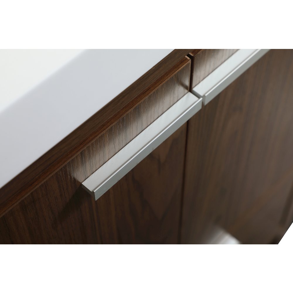 24 inch Single bathroom vanity in Walnut