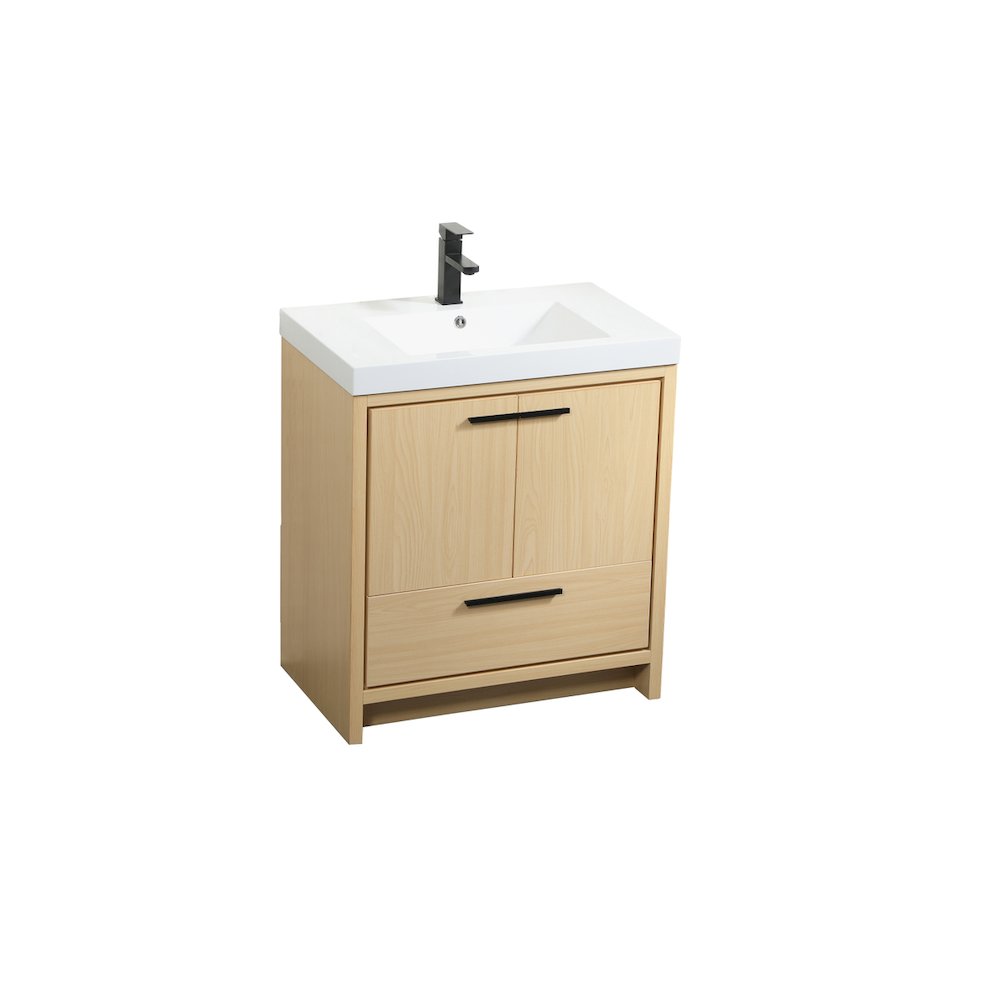 30 inch Single bathroom vanity in Maple