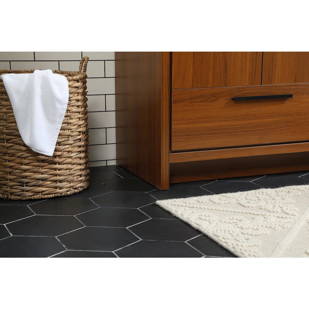 30 inch Single bathroom vanity in Teak