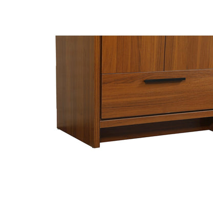 30 inch Single bathroom vanity in Teak