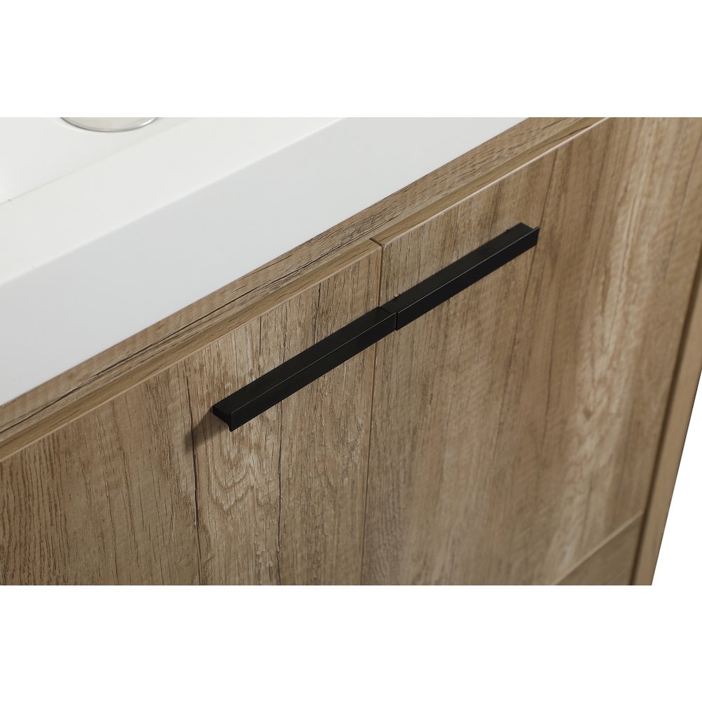 30 inch Single bathroom vanity in natural oak