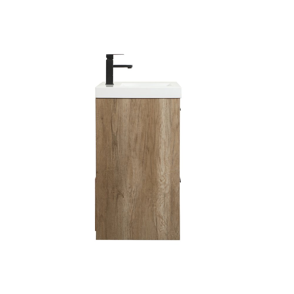 30 inch Single bathroom vanity in natural oak