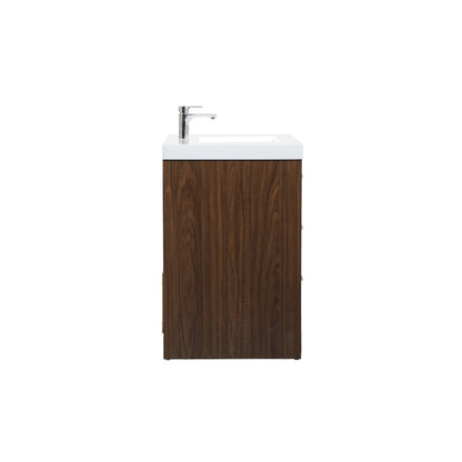 36 inch Single bathroom vanity in Walnut