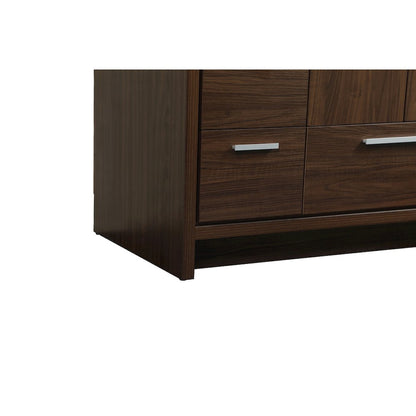 36 inch Single bathroom vanity in Walnut