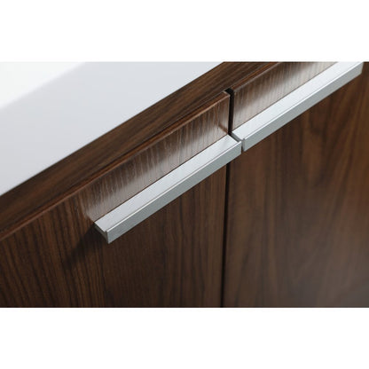 36 inch Single bathroom vanity in Walnut