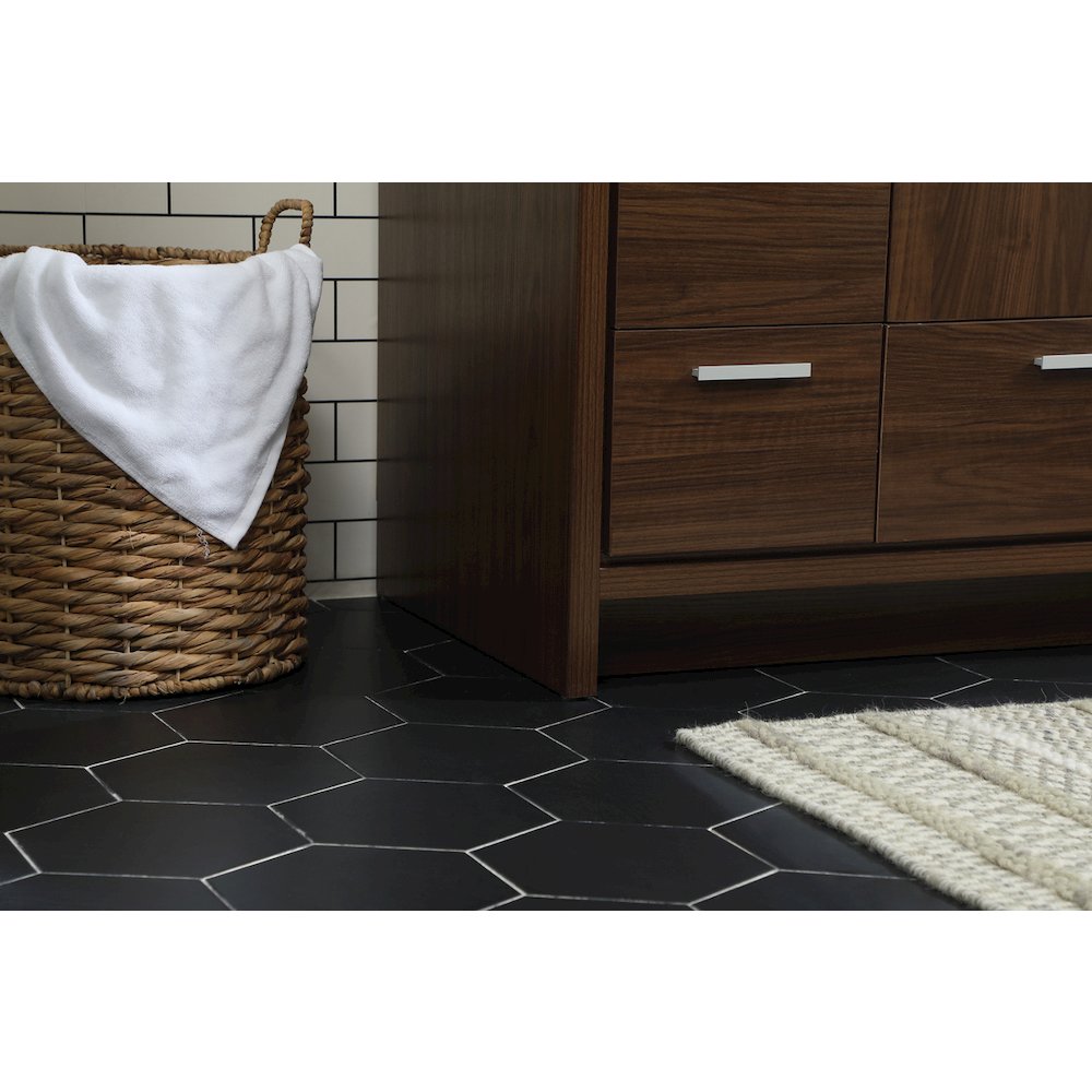 36 inch Single bathroom vanity in Walnut