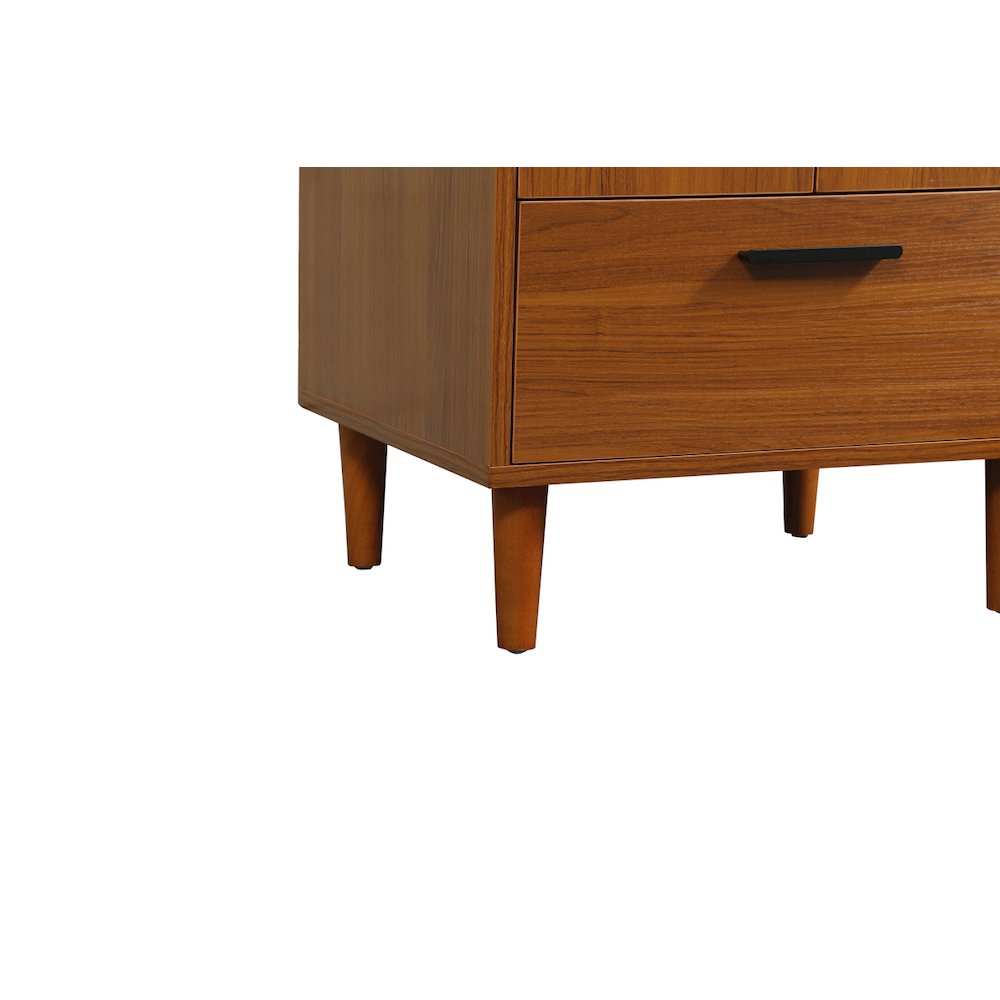 24 inch bathroom vanity in Teak
