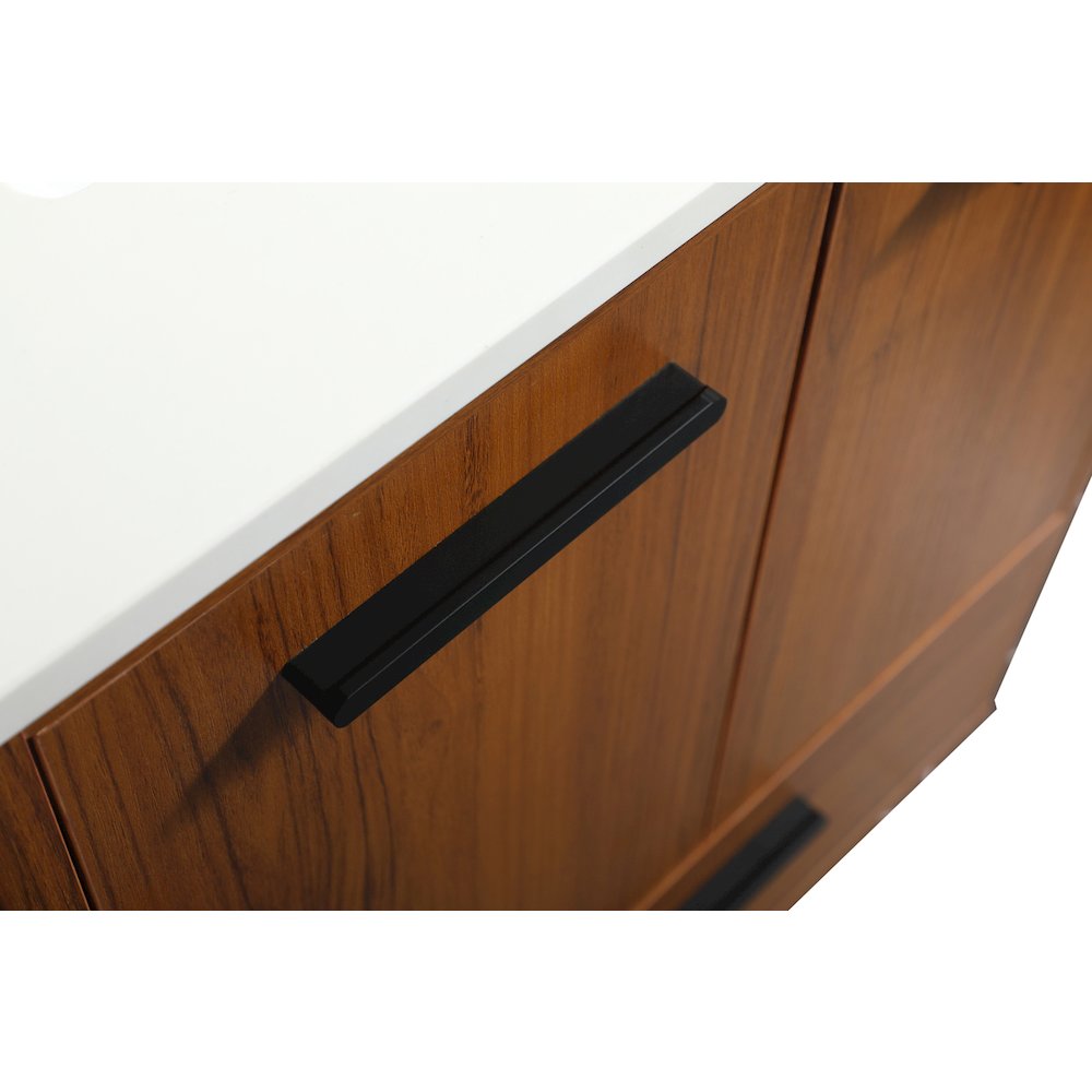 24 inch bathroom vanity in Teak