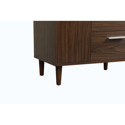 30 inch bathroom vanity in Walnut