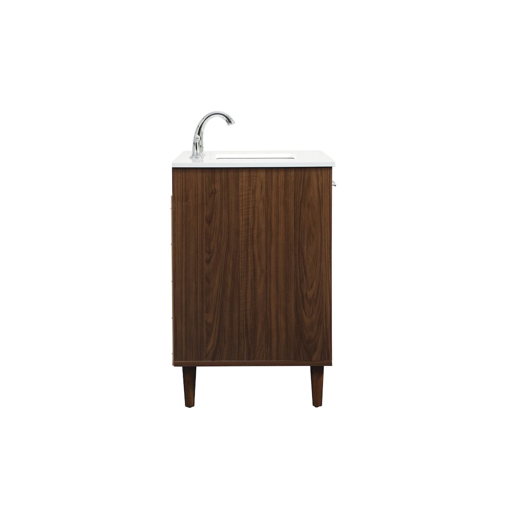 36 inch bathroom vanity in Walnut