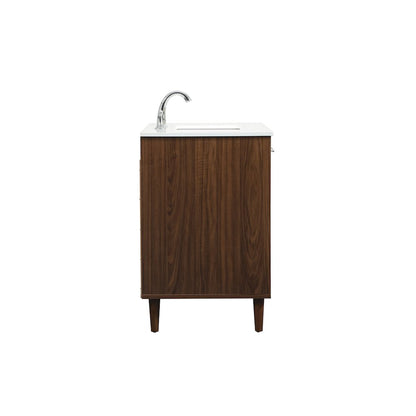 36 inch bathroom vanity in Walnut