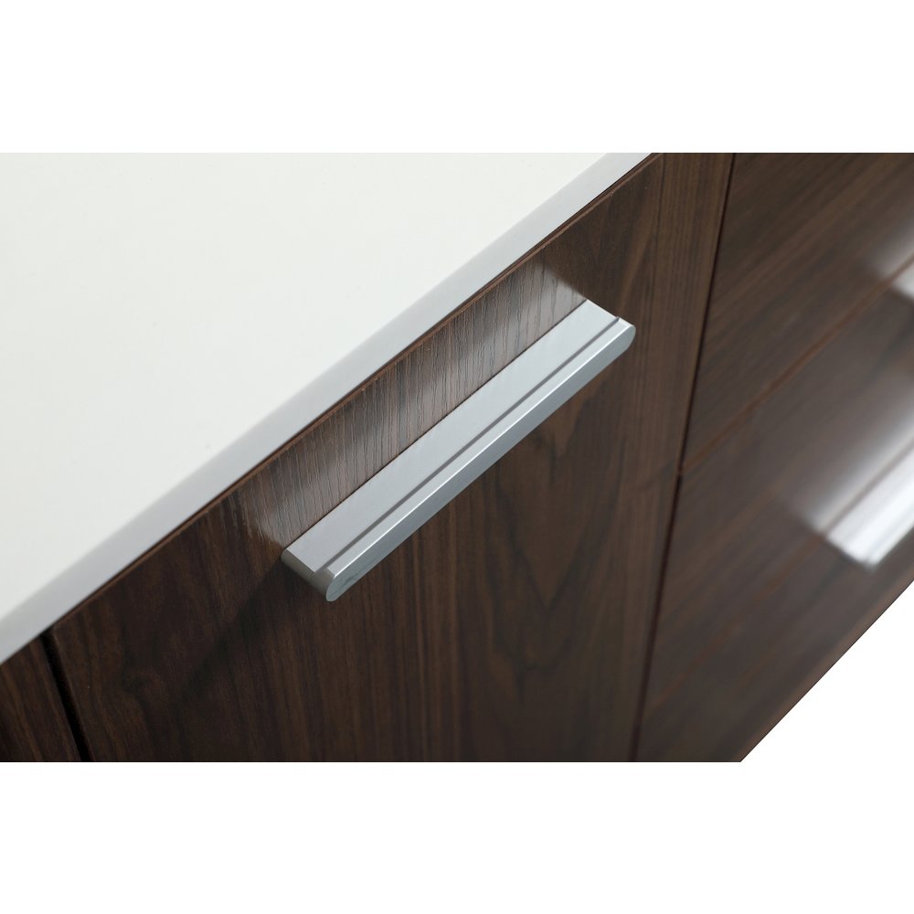36 inch bathroom vanity in Walnut